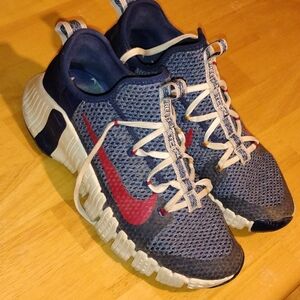 Nike Blue and Red Athletic Shoes